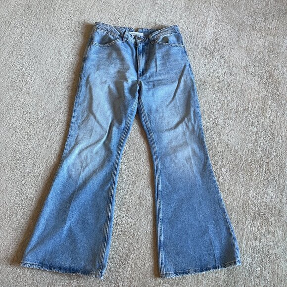 SPRWMN Boyfriend Flare Zipper Size 26 - Picture 1 of 9